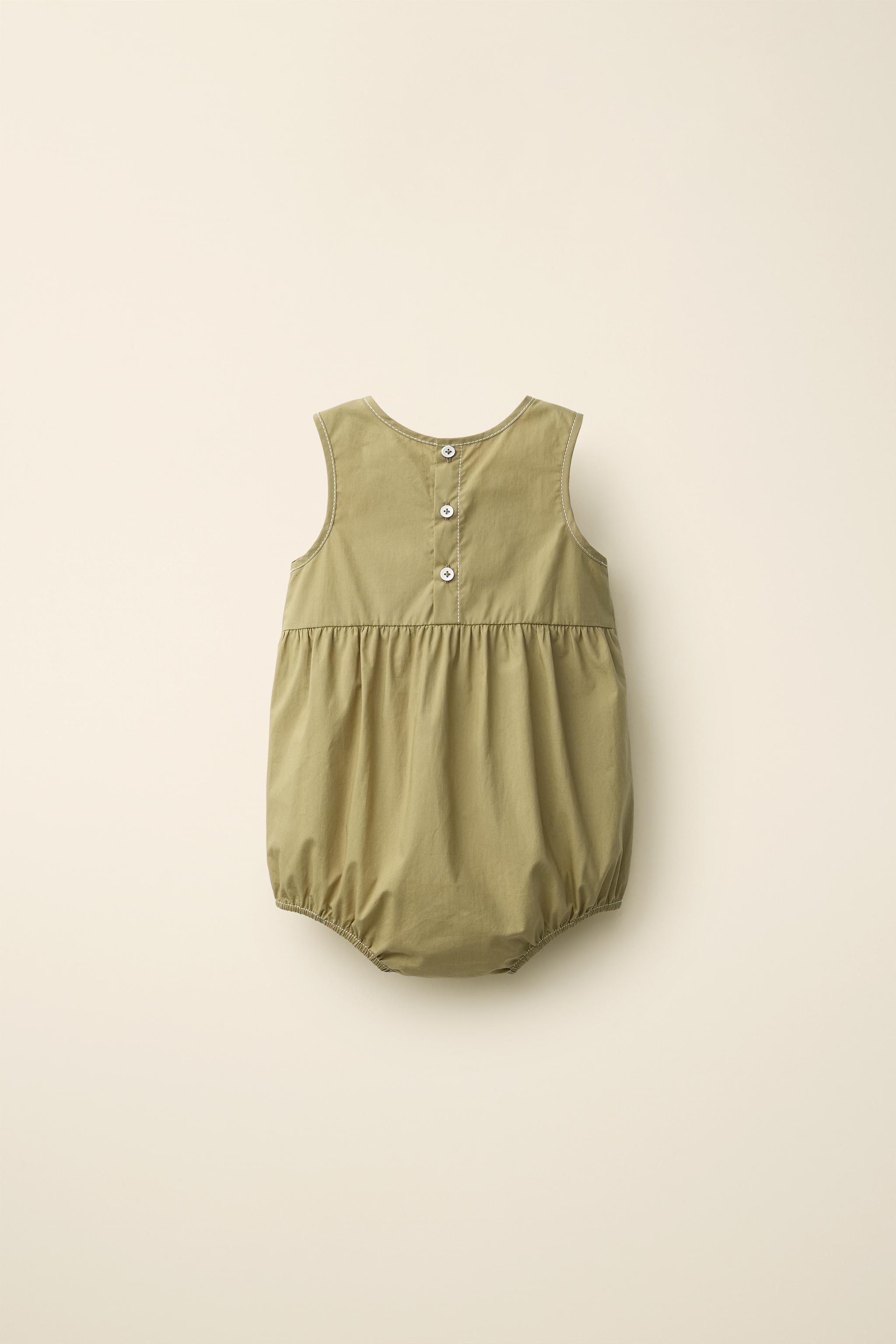 CONTRAST STITCH ROMPER CREATED BY CARAMEL LONDON X ZARA